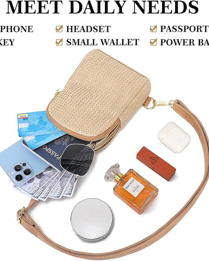 INICAT Faux Straw Crossbody Bags Beach Gifts Valentines Day Her Cruise Ship Essentials Women Summer Small Sling Purses