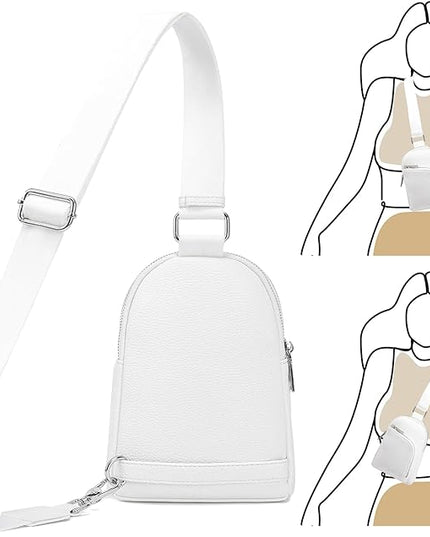 INICAT RFID Blocking Sling Bag Anti Theft Crossbody Bags Women Valentine's Day Gifts Travel Purses Vegan Leather
