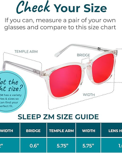100% Blue Light Blocking Glasses - Women + Men - Better Sleep - Anti Eye Strain Protection - Computer Screens Gaming