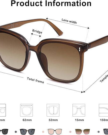 SOJOS Sunglasses for Women Men Vintage Style Shades SJ2157