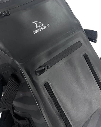 Eco-Friendly Dry Backpack Dry Bag with removable waist strap. Comfortable, extremely durable, and 30L size.