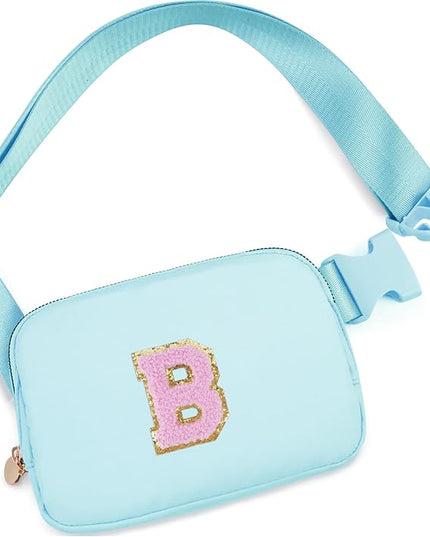 Uygafly Birthday Gifts for 6 7 8 9 10 11 12 13 Year Old Girls,Belt Bag for Women Girls Fanny Pack Crossbody Bags for Kids,Fashion Waist Packs Cute Teen Trendy Stuff Travel Essentials | Blue,B