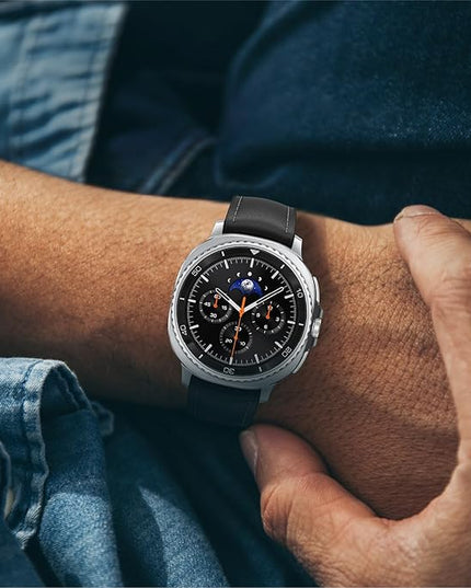 Samsung Galaxy Watch 8 Classic (2025) 46mm Bluetooth Smartwatch, Cushion Design, Rotating Bezel, Quick Button, Sleep Coaching, Running Coach, Energy Score, Black [US Version, 2 Yr Warranty]