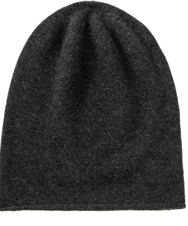 Villand 100% Cashmere Slouchy Beanie Hat for Women, Knitted Ladies Soft Warm Cashmere Skull Beanies Cap
