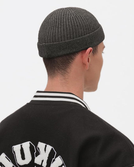 Short Fisherman Beanie for Men Women, Wool Knit Cuff Warm Winter Hats, Trawler Beanie Watch Caps Soft Skullcap