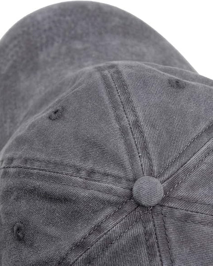 HH HOFNEN Men Women Washed Distressed Twill Cotton Baseball Cap Vintage Adjustable Dad Hat
