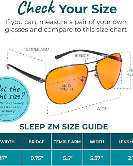 100% Blue Light Blocking Glasses - Women + Men - Better Sleep - Anti Eye Strain Protection - Computer Screens Gaming