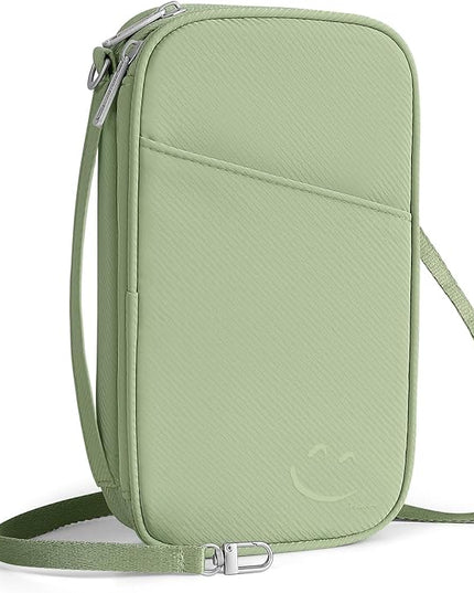 Travelkin 2-in-1 Passport Holder & Travel Organizer for Family with RFID Blocking, Multiple Passport Wallet for Men Women, Travel document holder for Credit Cards, Cash, and Electronic Essentials