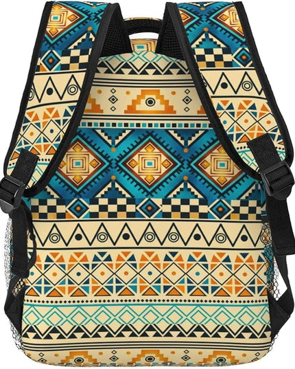 Native American Backpack for Men Women,Casual Travel Hiking Camping Backpacks Lightweight Bookbag