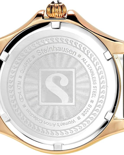 Steinhausen Arbon Collection Stainless Steel Silicone Interchangable Band Women's Watch