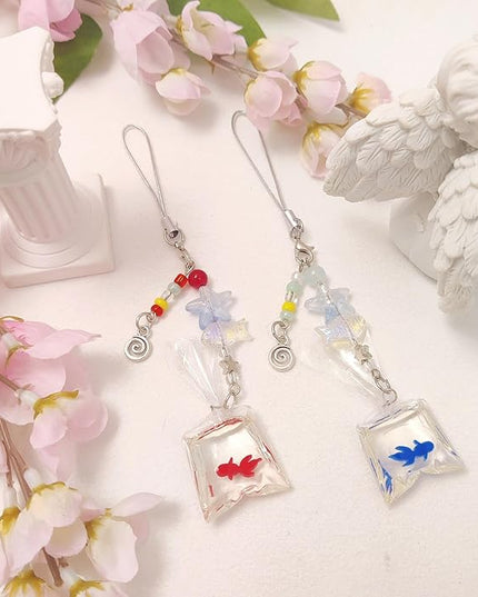 1-4PCS Cute Phone Charms Aesthetic Y2K Cell Phone Charms Strap Pink Strawberry Butterfly Star PhoneCharm Y2K Accessories for Bag Keychain Airpods Camera Pendants Decor