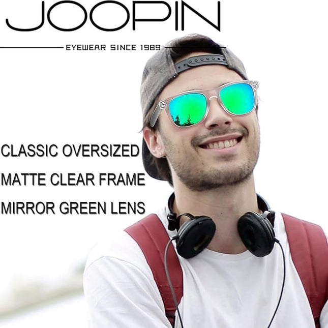 Joopin Square Sunglasses Polarized UV Protection Trendy Designer Sun Glasses Men Women