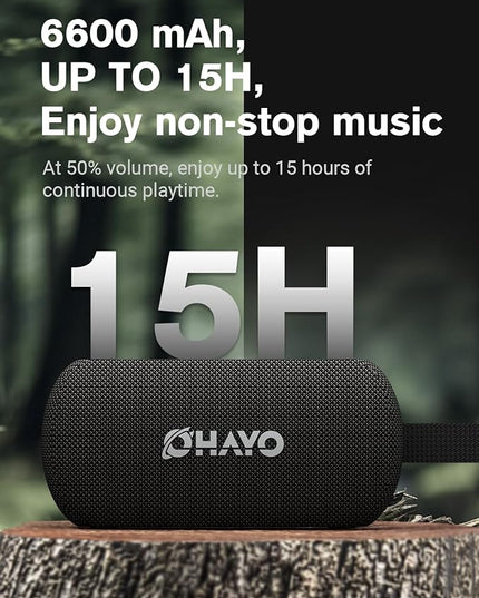 OHAYO 40W Wireless Portable Bluetooth Speaker with Lights, IPX7 Waterproof, Stereo Loud Sound, RGB Lights,TWS Pairing, AUX&TF-Card in, for Home/Party/Travel/Outdoor/Beach