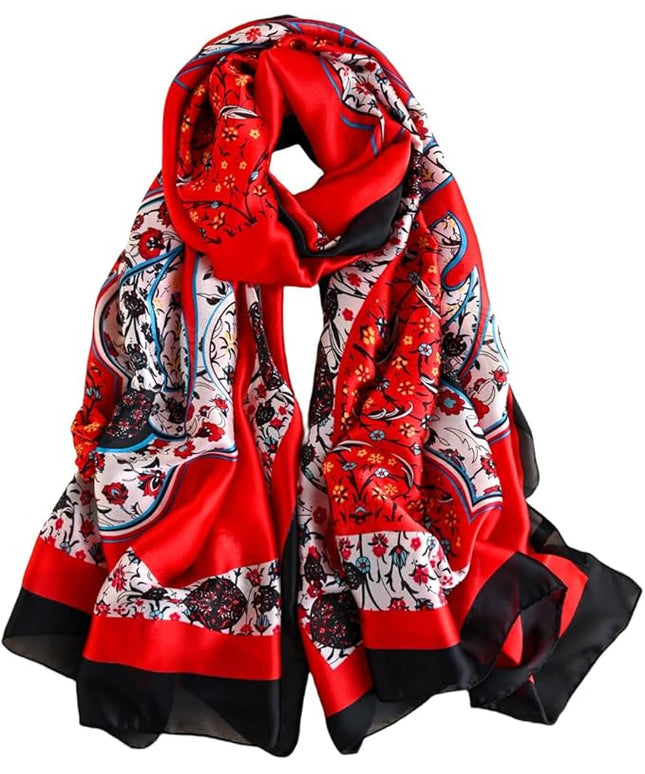 Silk Scarf Mulberry Silk Fashion Scarves Long Lightweight Shawl Wrap …