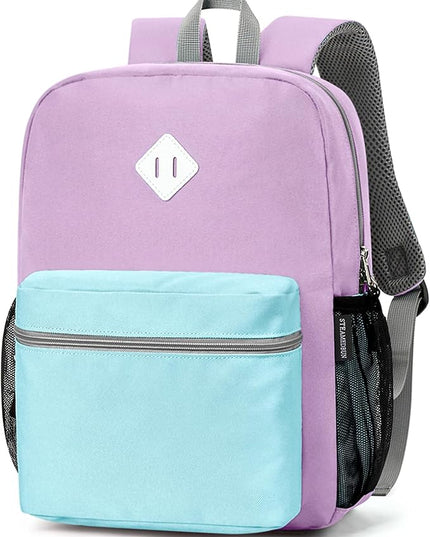 STEAMEDBUN Kids Backpack Girl 4-6, Girls Backpack for Elementary Kindergarten School -15inch