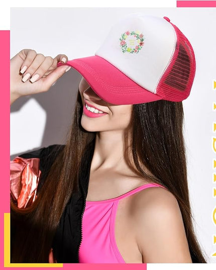 Hercicy 40 Pack Sublimation Blank Trucker Hat Bulk Baseball Cap Adjustable Mesh Unisex Polyester Hat Heat Transfer