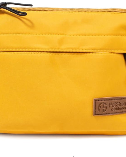 Crossbody Sling Bag Canvas Purse Small Shoulder Handbag 5 Pocket Casual Travel Messenger Hobo Bag Phone Satchel Backpack