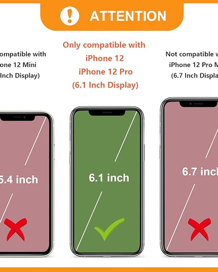 Bocasal Crossbody Wallet Case for iPhone 12/12 Pro with Card Holder,Zipper Card Slot Protector Shockproof Purse Cover with Removable Cross Body Strap 6.1 Inch (White)