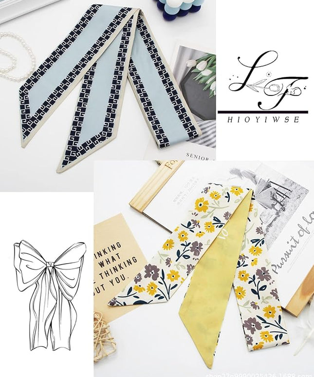 Purse Scarf Handbags For Women Skinny Hair Neck Accessories Scarves With Bag Scarfs Handle Fashion Lightweight