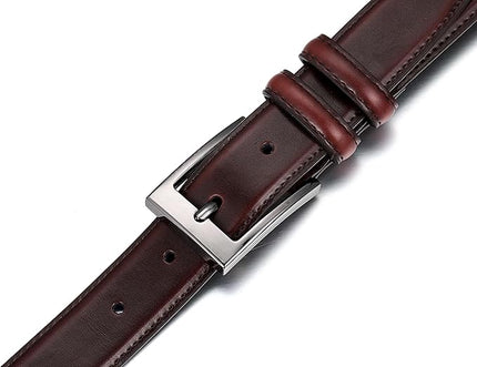 Marino’s Premium Belt Men, Genuine Leather Dress Belt for Men, Casual Mens Belt in Gift Box