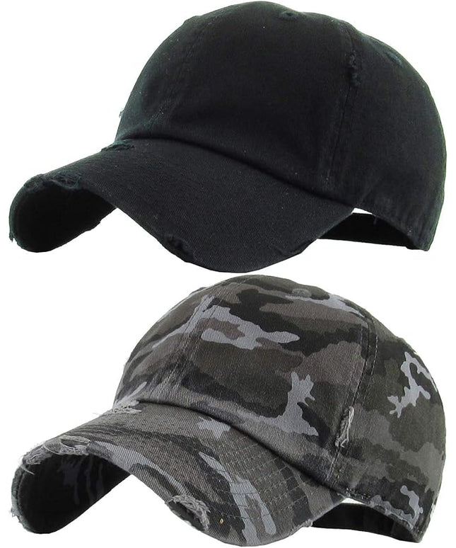 Funky Junque Distressed Baseball Cap