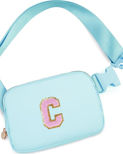 Uygafly Birthday Gifts for 6 7 8 9 10 11 12 13 Year Old Girls,Belt Bag for Women Girls Fanny Pack Crossbody Bags for Kids,Fashion Waist Packs Cute Teen Trendy Stuff Travel Essentials | Blue,C