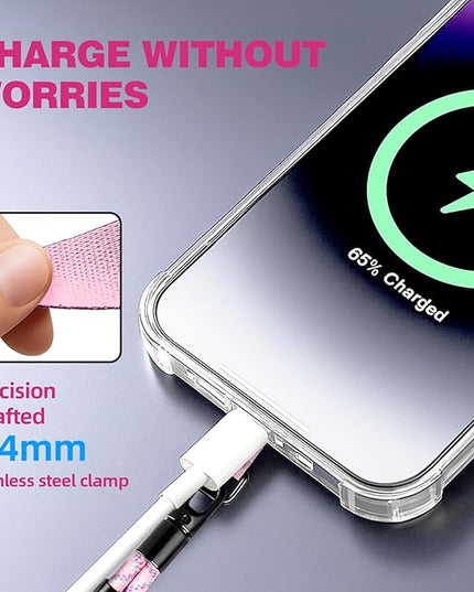 Phone Lanyard for Cellphone Case,2Pack Adjustable Braided Phone Wrist Strap,Charm Wrist Lanyard for Women&Men Travel