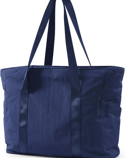 BAGSMART Tote Bag for Women, Tote Bag with Zipper Work Tote with Compartments Nurse Shoulder Hanbag for Travel, Gym