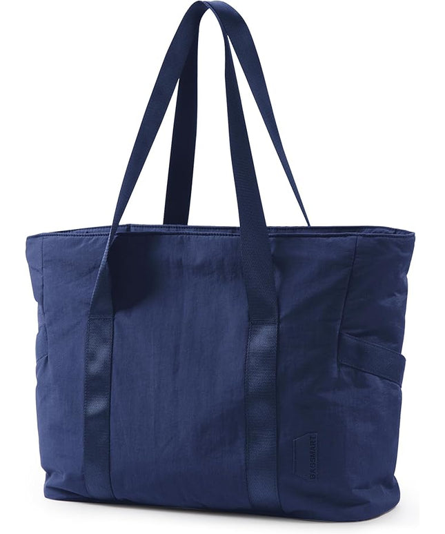 BAGSMART Tote Bag for Women, Tote Bag with Zipper Work Tote with Compartments Nurse Shoulder Hanbag for Travel, Gym