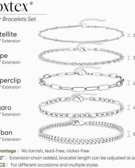 Gold Bracelets Set for Women Stack, Dainty Thick Bracelets Stack for Women Trendy, Simple Thin Gold Plated Cuff Stackable Bracelets With Beaded Cuban Paperclip Snake Rope Bangle Hand Chain Jewelry Gifts for Women Non Tainish