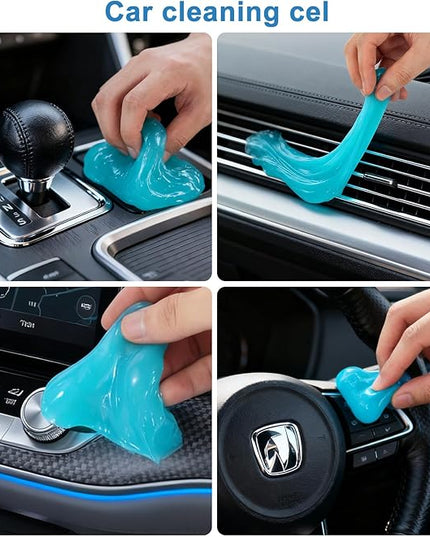 Car Detailing Brush Kit with Detail Brushes,Car Interior Detailing Brushe,Car Dust Brush,Cleaning Gel,Car Interior Cleaning Tool for Truck, SUV, Interior Car Accessories