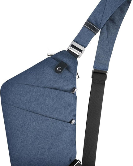 VADOO Sling Bag for Men and Women, Anti theft Crossbody Bag Lightweight Shoulder Chest Bag for Travel Gym
