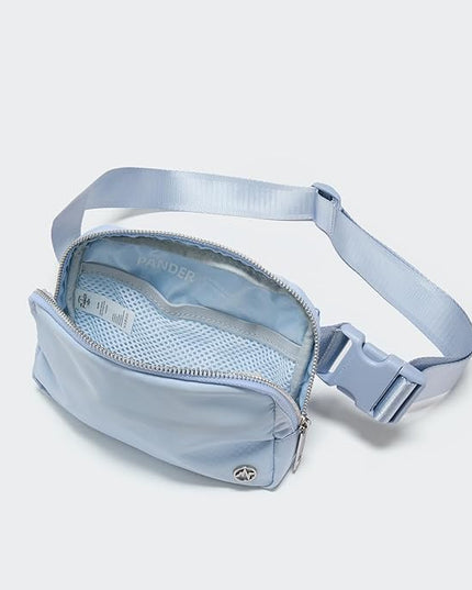 Pander Everywhere Belt Bag for Women, Fashion Waist Packs, Crossbody Bags, Everywhere Belt Bag with Adjustable Strap (Windmill Blue).