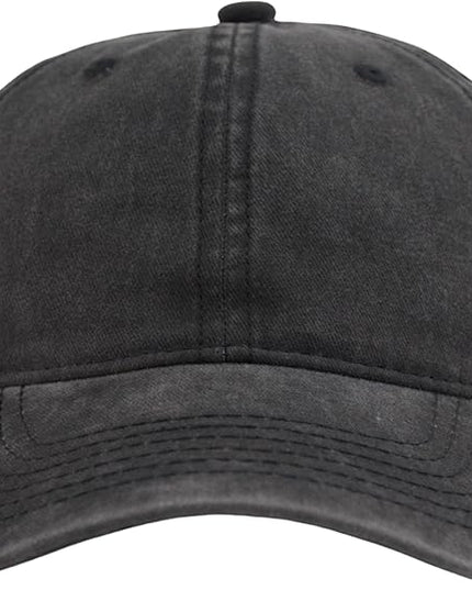 YEANIY Vintage Washed Cotton Plain Baseball Caps Adjustable Unstructured Soft Blank Casual Dad Ball Hats for Men Women