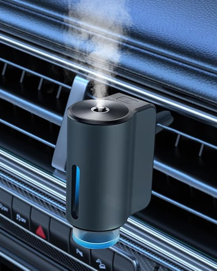 Car Air Freshener Diffuser,Smart Car Aroma Diffuser Air Freshener Spray Automatic with 10PCS Cologne Aromatherapy Oil (Oil Refill 3pcs)
