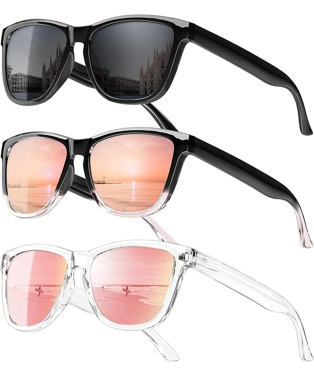 Sunglasses-women Polarized Sunglasses-womens: Trendy Sun Glasses polarized UV400 Protection Fashion Sun glasses