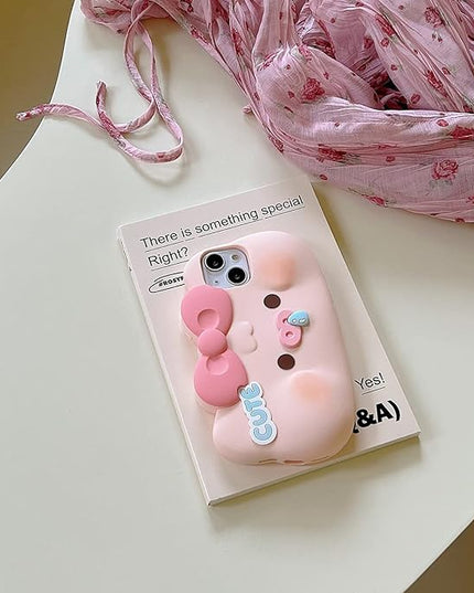 Case for iPhone 12/12 Pro,Cute 3D Kawaii Phone Cases Funny Pink Pig Cartoon Cover with Stand Soft Silicone Gel Drop Protection Case Women Girls for iPhone 12/12 Pro