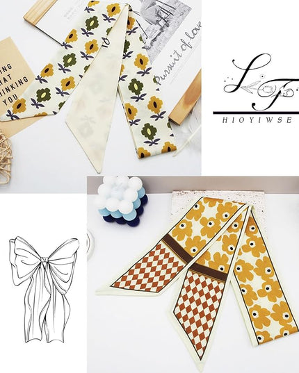 Purse Scarf Handbags For Women Skinny Hair Neck Accessories Scarves With Bag Scarfs Handle Fashion Lightweight