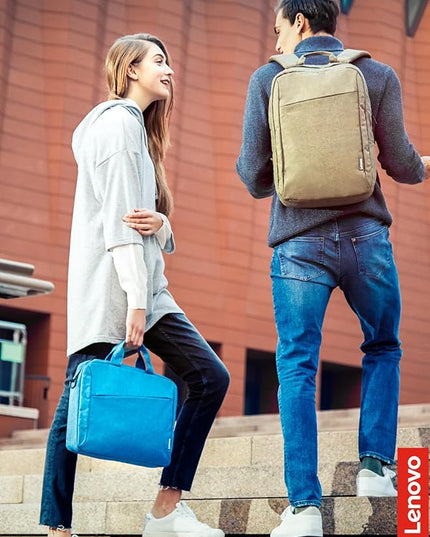 Lenovo Laptop Carrying Case T210, 15.6-Inch Laptop and Tablet, Sleek Design, Durable and Water-Repellent Fabric, Business Casual or School, GX40Q17230 Casual Toploader - Blue