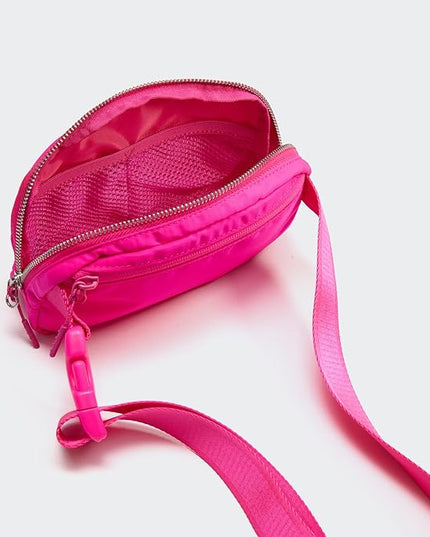 Pander Unisex Belt Bag Fanny Pack for Women with Adjustable Strap, Small Waist Pouch for Workout Running Traveling Hiking