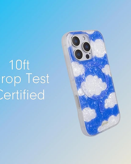 Sonix Case for iPhone 16 Pro | Compatible with MagSafe | 10ft Drop Tested | Glitter Clouds | Day Dream