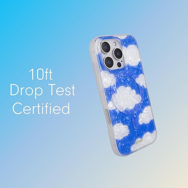 Sonix Case for iPhone 16 Pro | Compatible with MagSafe | 10ft Drop Tested | Glitter Clouds | Day Dream