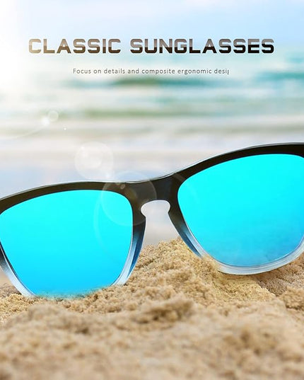 DANAMY Sunglasses Womens Polarized Sunglasses for Women Trendy Designer Mirrored UV400 Protection Sun Glasses