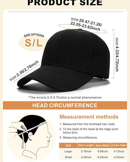 Custom4U Custom Hat Baseball Cap Adjustable Embroidered Mom Dad Hat for Men Women Gifts for New Parents Personalized Text S/L