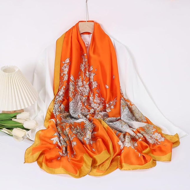 Silk Scarf Mulberry Silk Fashion Scarves Long Lightweight Shawl Wrap …
