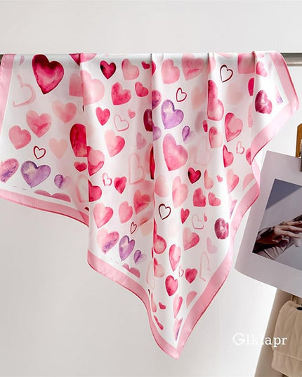 Satin Bandana Headscarf for Women Silky Hair Scarves for Fashion Lightweight