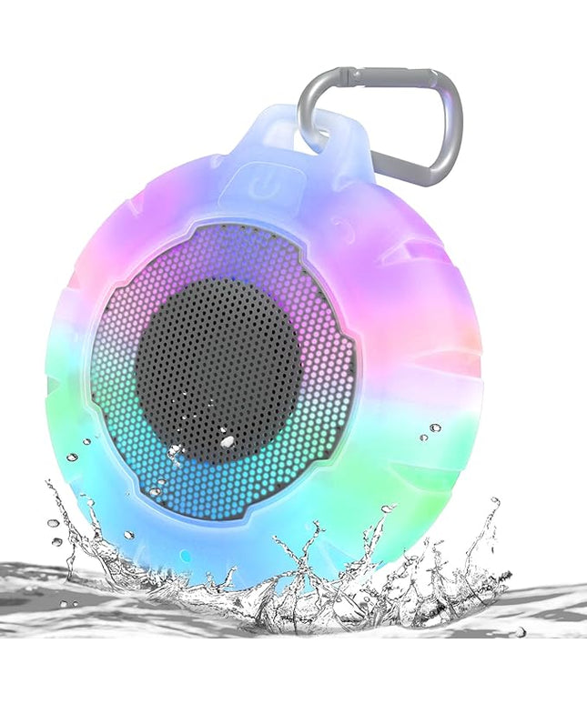 HEYSONG Waterproof Shower Bluetooth Speaker, Durable & Portable with Clear Sound, Ideal for Shower, Pool, Beach & Kayaking – Great Gift for All Ages
