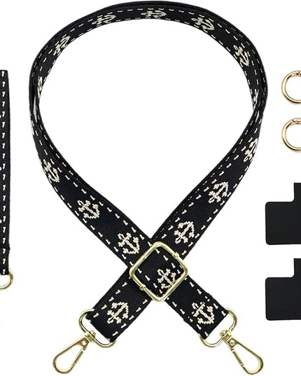 Adjustable 1" Width Phone Crossbody Lanyard and Wristlet Strap - Gift For The Lover In Your Life