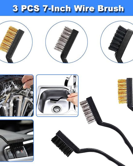 17pcs Car Detailing Kit Interior Cleaner, Car Interior Cleaning Kit with Handheld Car Vacuum, Car Detailing Brushes, Windshield Cleaning Tool, Car Cleaning Supplies, Car Accessories for Men, Women