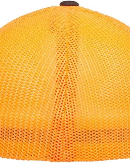 Flexfit 6511 Fitted Mid-Profile Stretchable Mesh Panels Trucker Cap | Bulk Pack Available